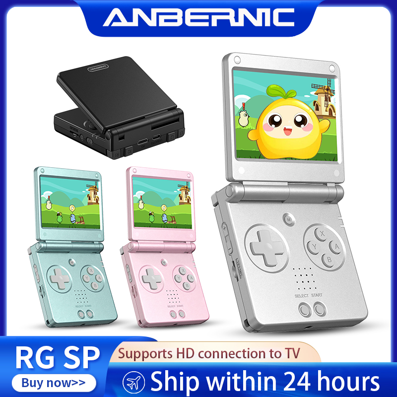 Retro Gaming Art - Anbernic RGSP Flip Retro Handheld Game