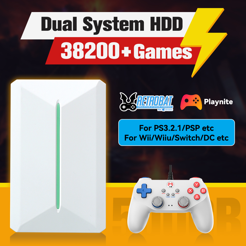 Retro Gaming Art - Retrobat＆Playnite System HDD Retro Game Console