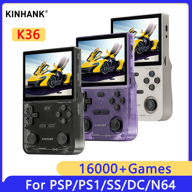 Retro Gaming Handheld Console - KINHANK K36 Retro Handheld Video Game