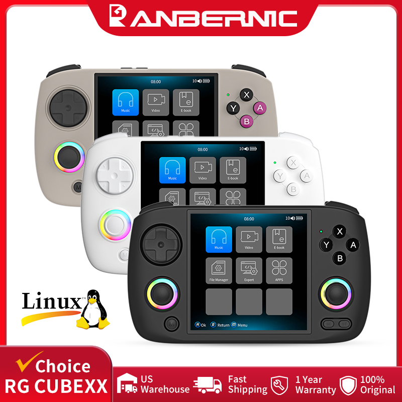 Retro Gaming Device - ANBERNIC RG CubeXX Handheld Games Console