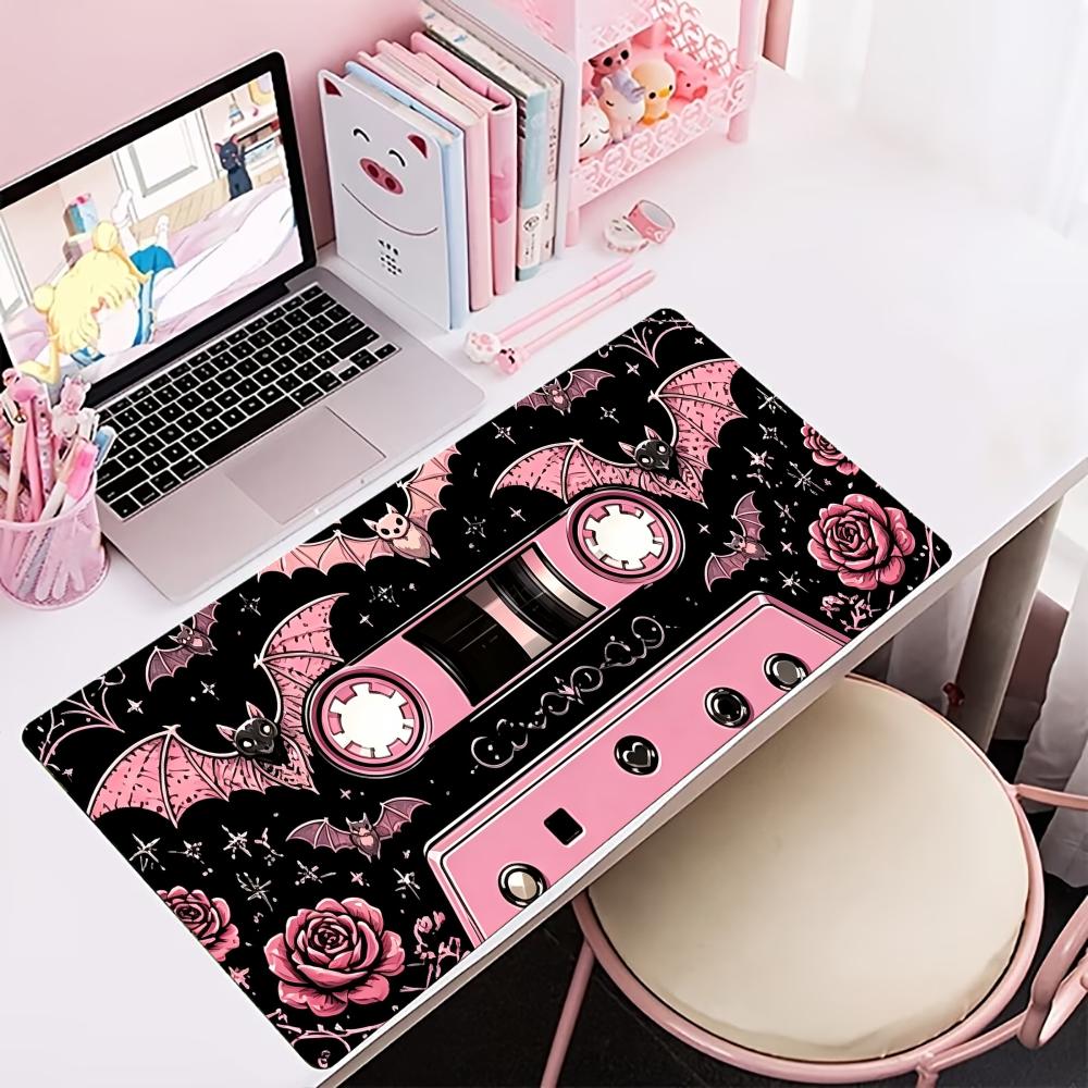 Pink Retro Cassette Tape Large - Retro Gaming Keyboard And Mouse 评论和价格