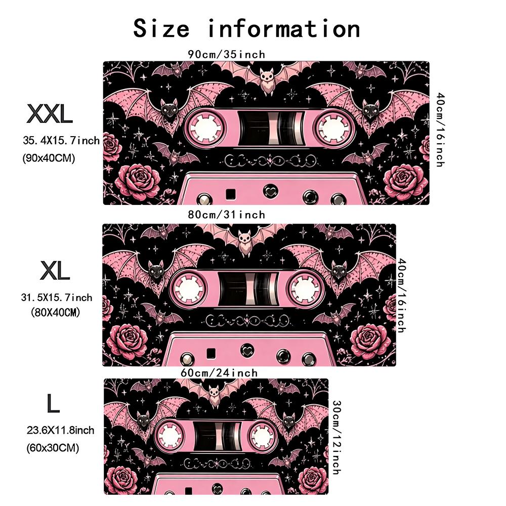 Pink Retro Cassette Tape Large - Retro Gaming Keyboard And Mouse 评论和价格