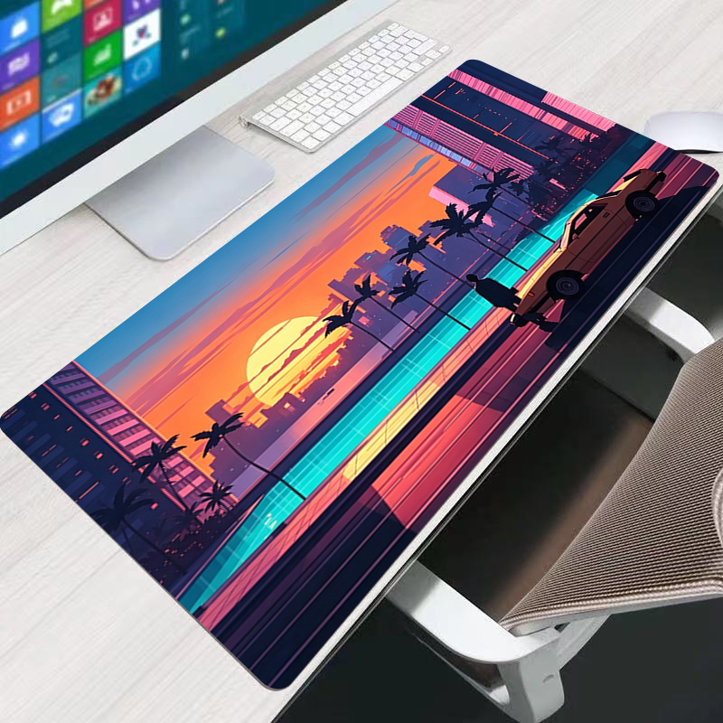 Colorful Mouse Pad HD Print Ga - Retro Gaming Keyboard And Mouse 评论和价格