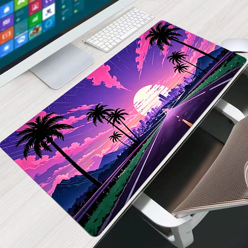 Colorful Mouse Pad HD Print Ga - Retro Gaming Keyboard And Mouse 评论和价格