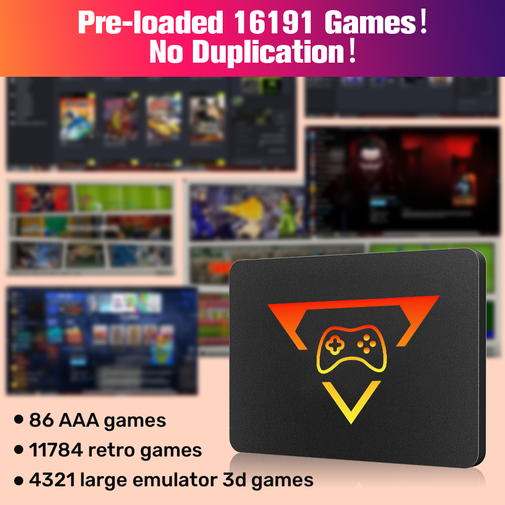 Retro Gaming SSD for Switch/PS - Retro Gaming Emulator Pc 评论和价格
