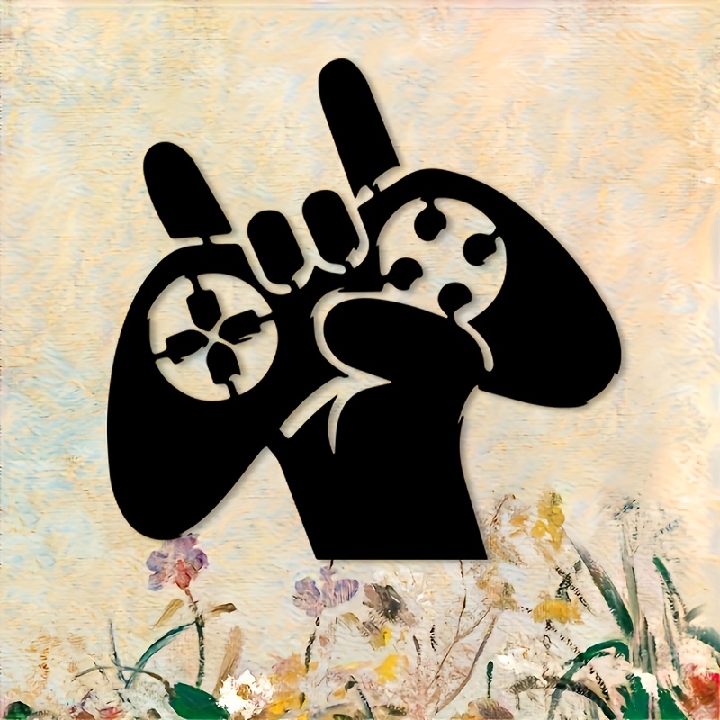 Retro Gaming Hand Metal Wall A - Retro Gaming Art 评论和价格