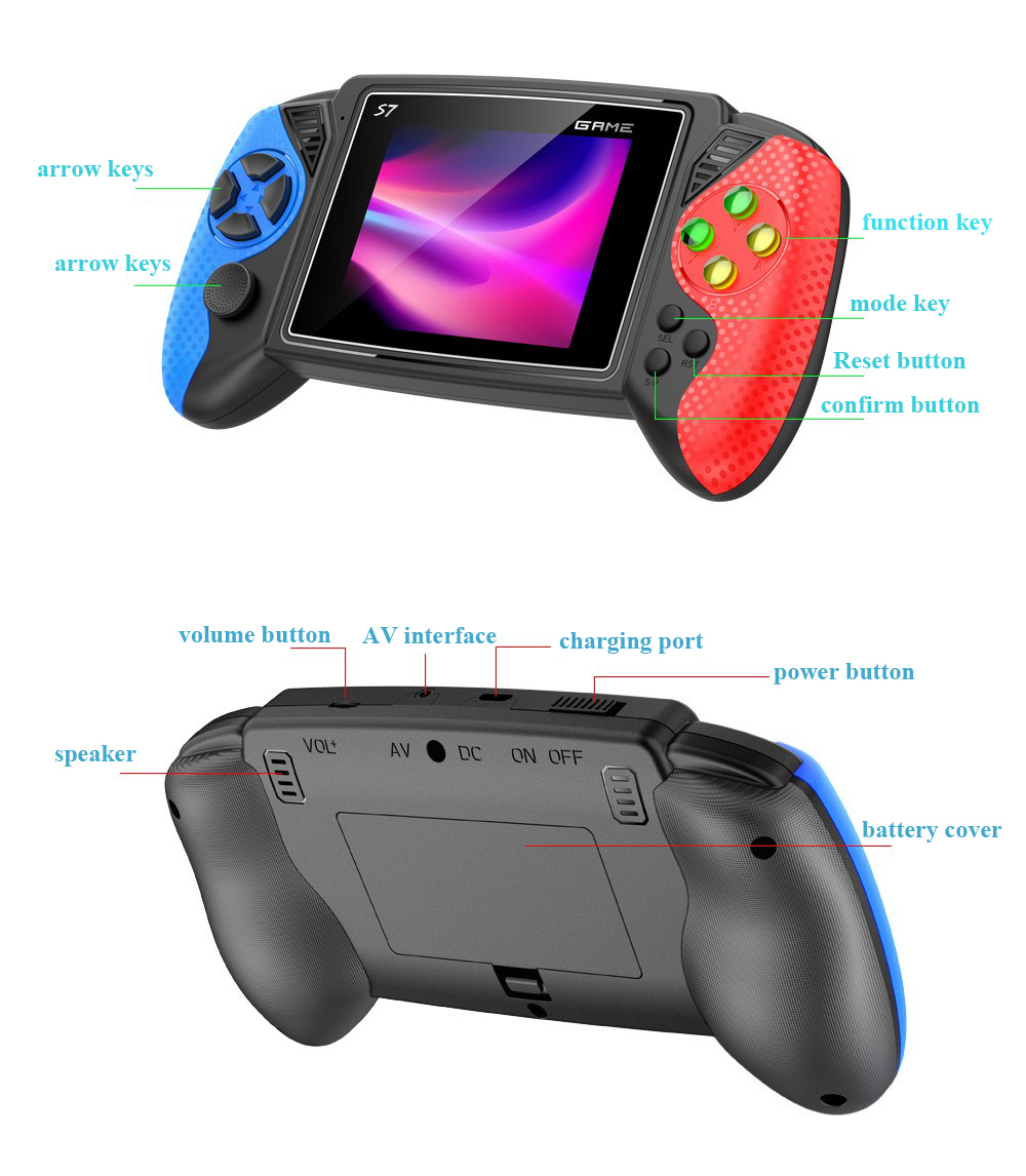 S7 Retro Handheld Game Console - Retro Gaming Handheld Console 评论和价格