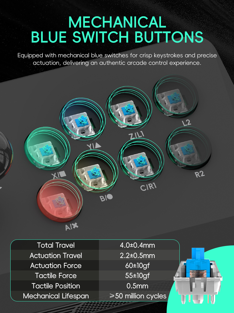 Data Frog Arcade Fighter Stick - Retro Gaming Tv Box 评论和价格