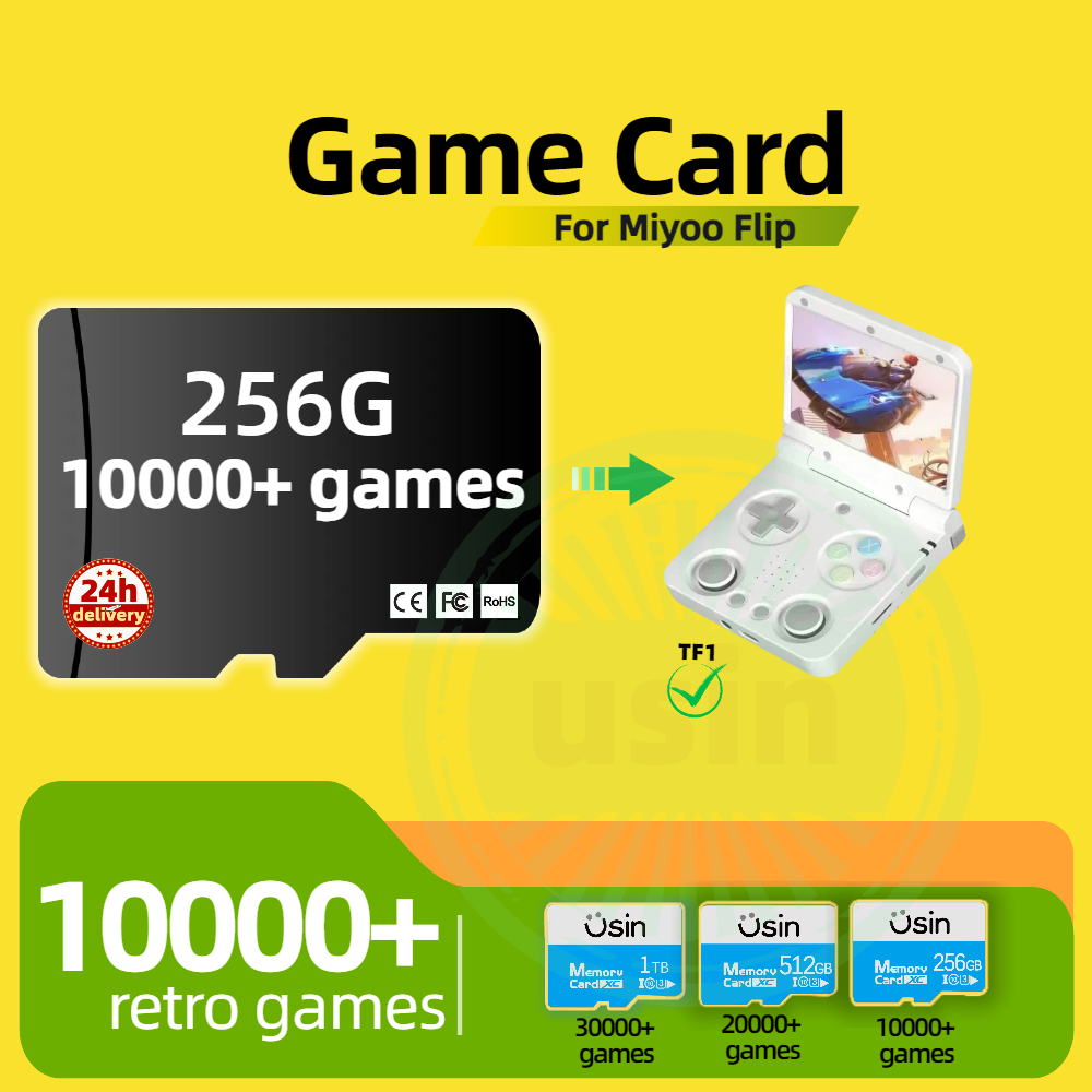 Game Card For Miyoo Flip 30000 - Retro Gaming Handheld Console 评论和价格