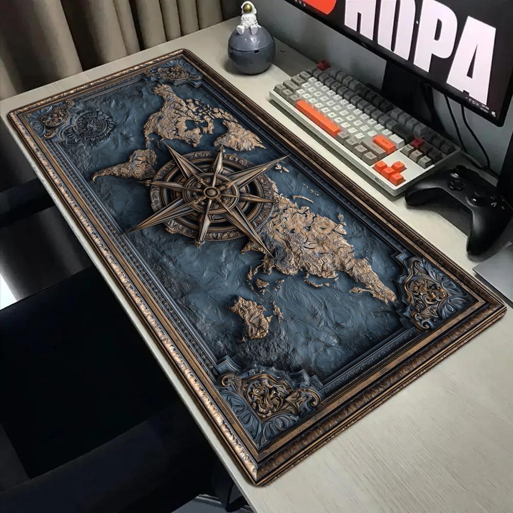 Retro compass and map Mouse Pa - Retro Gaming Keyboard And Mouse 评论和价格