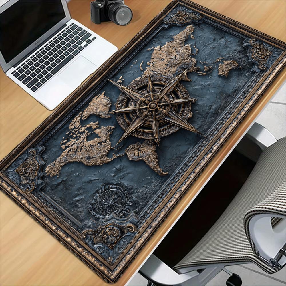 Retro compass and map Mouse Pa - Retro Gaming Keyboard And Mouse 评论和价格