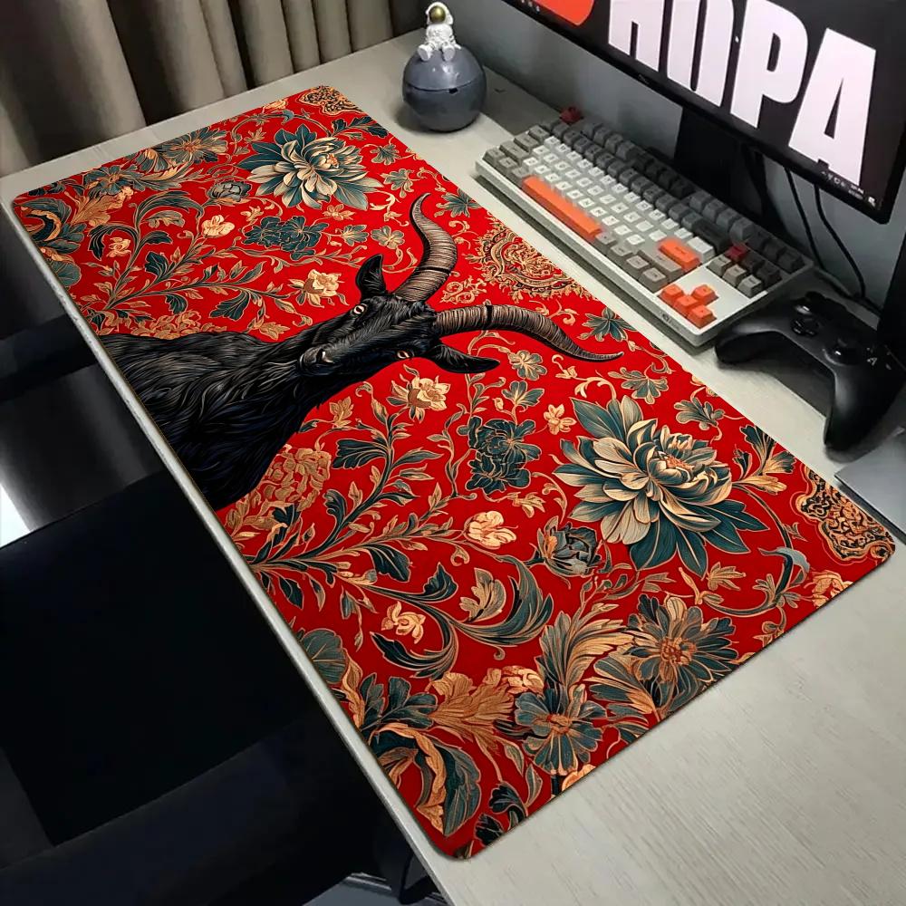 Retro patterns and black goat  - Retro Gaming Keyboard And Mouse 评论和价格