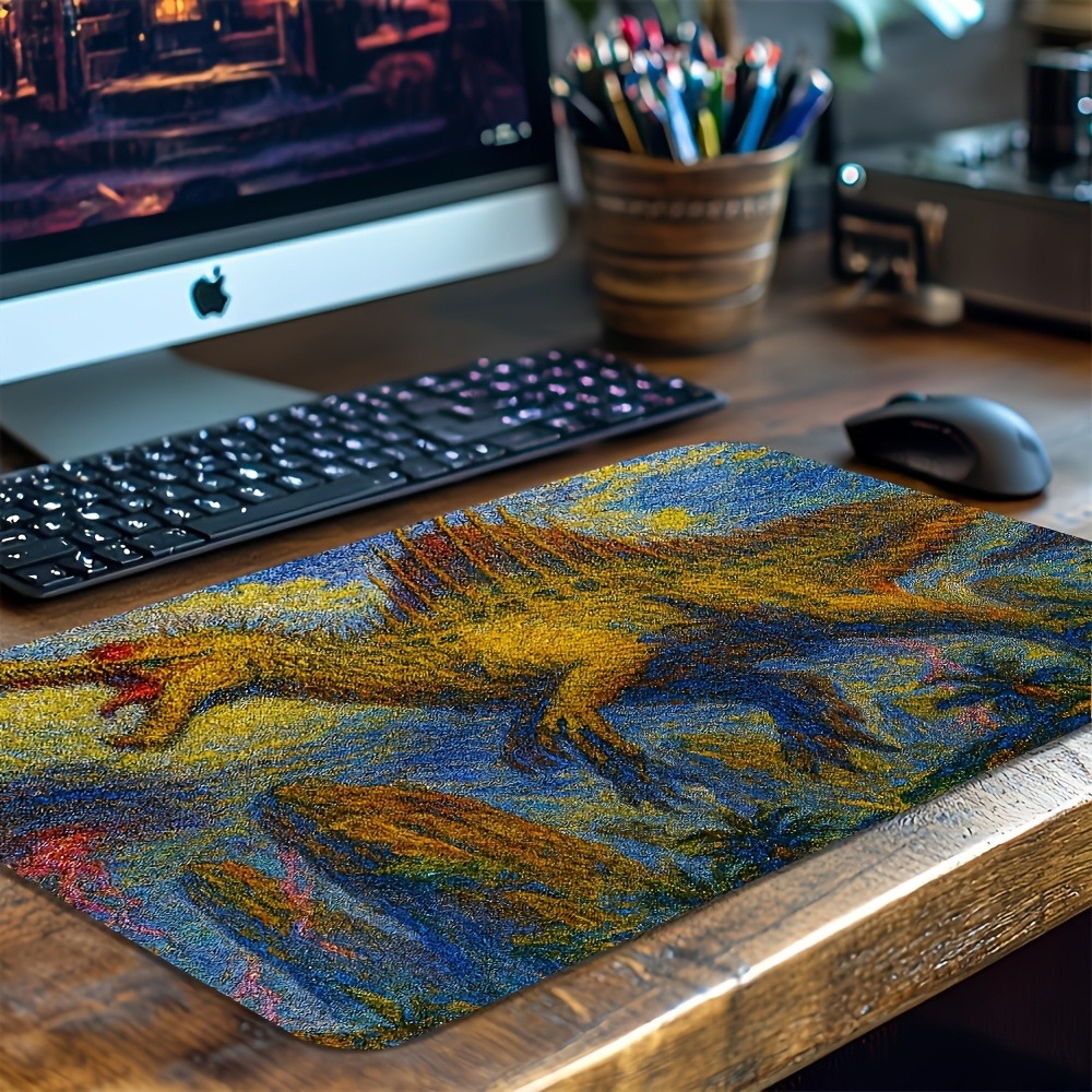 Retro Spinosaurus Playmat  Non - Retro Gaming Keyboard And Mouse 评论和价格