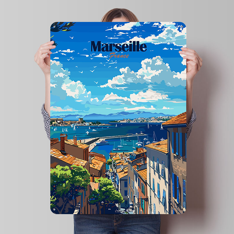 Marseille France Travel Tinpla - Retro Gaming France 评论和价格