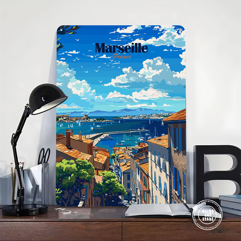 Marseille France Travel Tinpla - Retro Gaming France 评论和价格