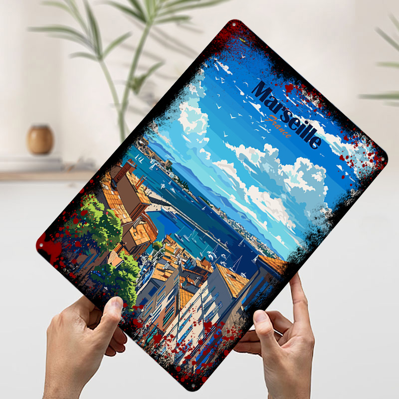 Marseille France Travel Tinpla - Retro Gaming France 评论和价格