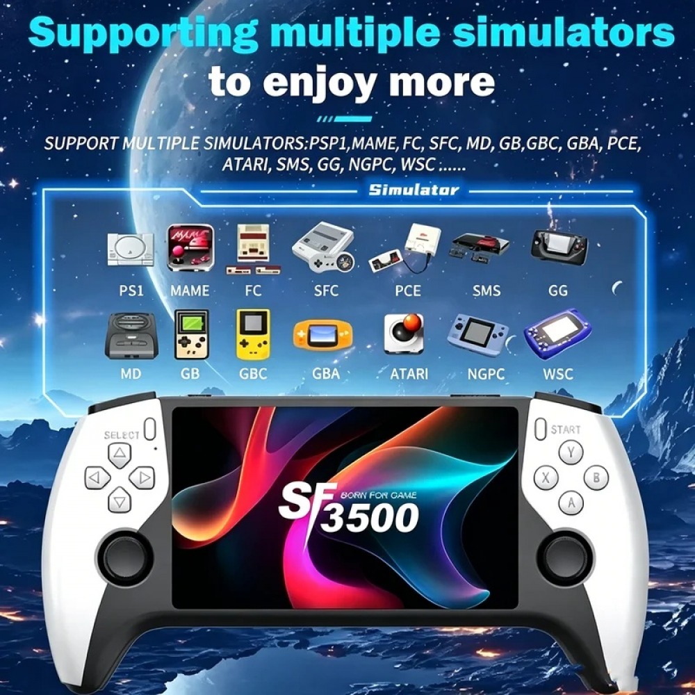 SF3500 5 inch Handheld Game Co - Game Retro Gaming 评论和价格